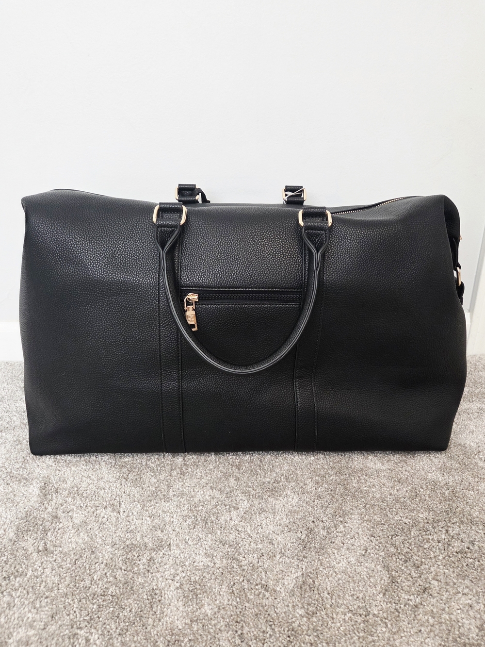 NWT Louenhide Black Pebbled Weekender Bag